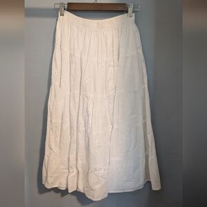 🌙 Elegant White Tiered Under Skirt Petticoat